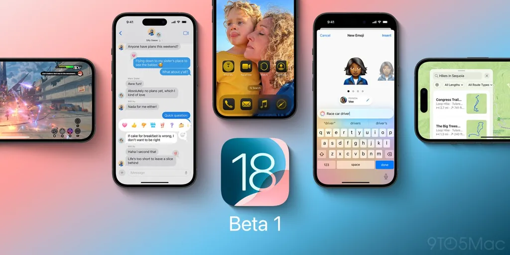 iOS 18とmacOS 15の多くの機能はベータ1では利用できません